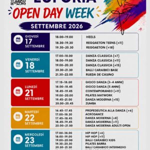 Open Day Week Settembre 2026